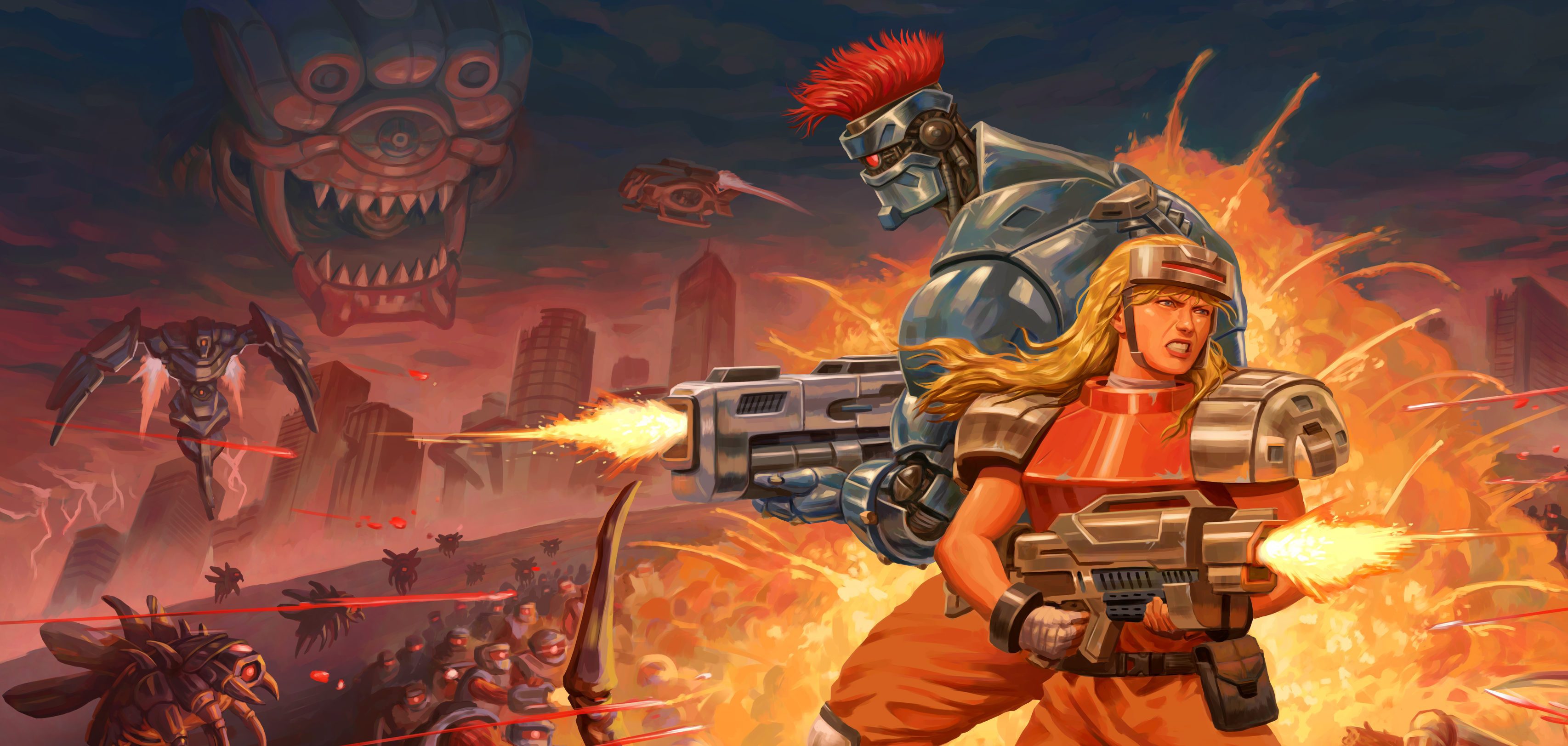 Blazing Chrome Runs and Guns with the Best of Them