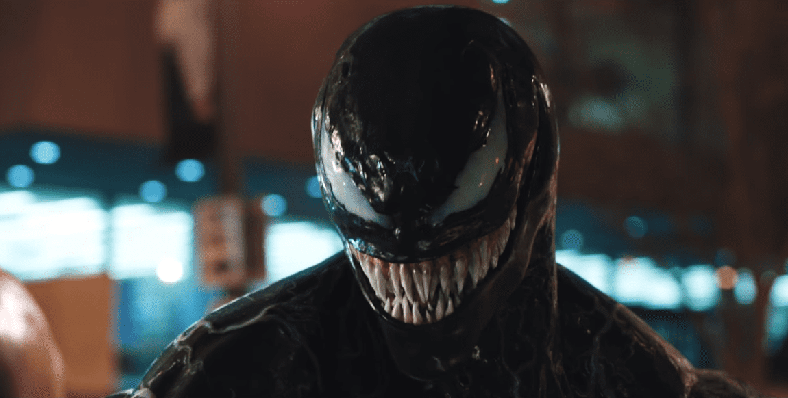 Watch Tom Hardy make the transformation into Venom in the first trailer