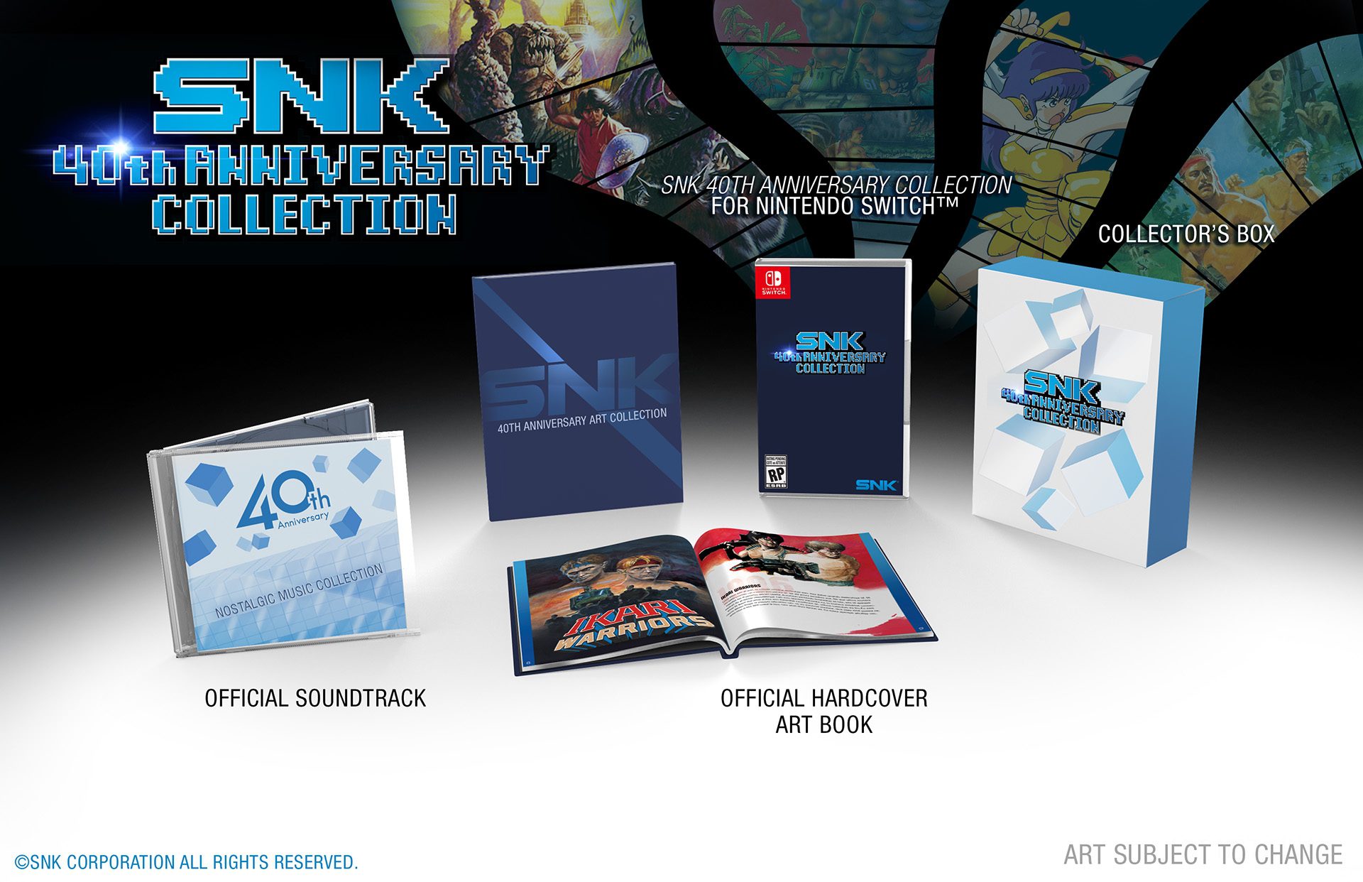 SNK 40th Anniversary Collection coming to the Switch
