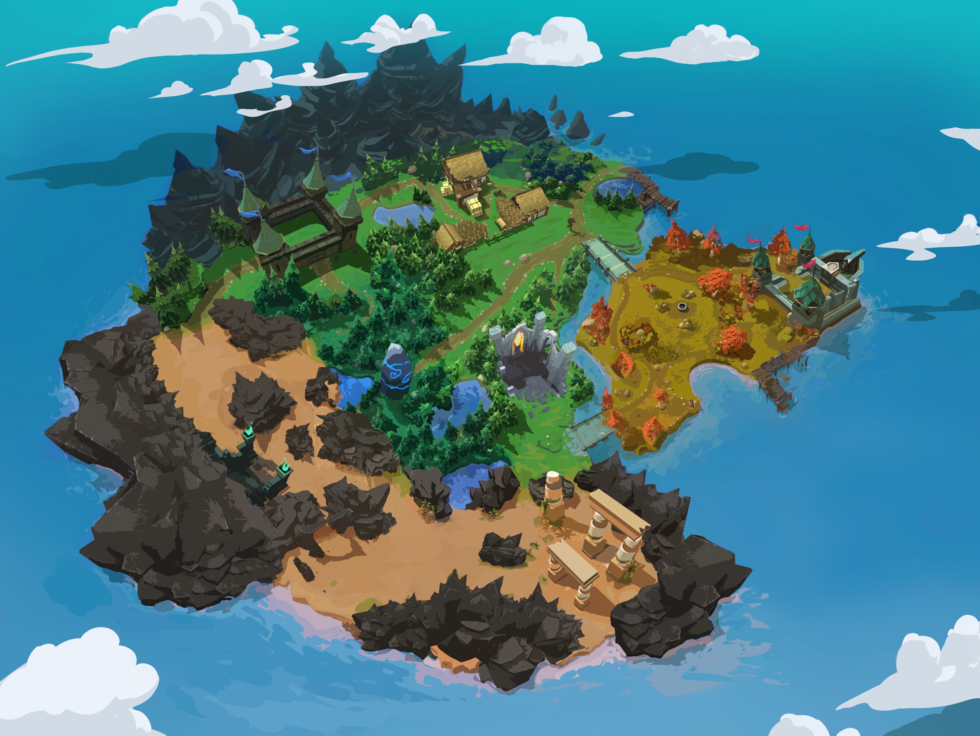 Battlerite Royale island map revealed