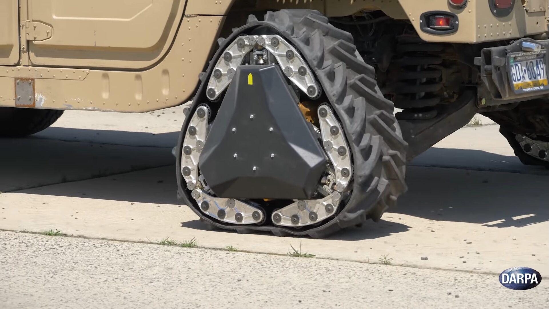 DARPA Wheels Transform Into Treads On The Go