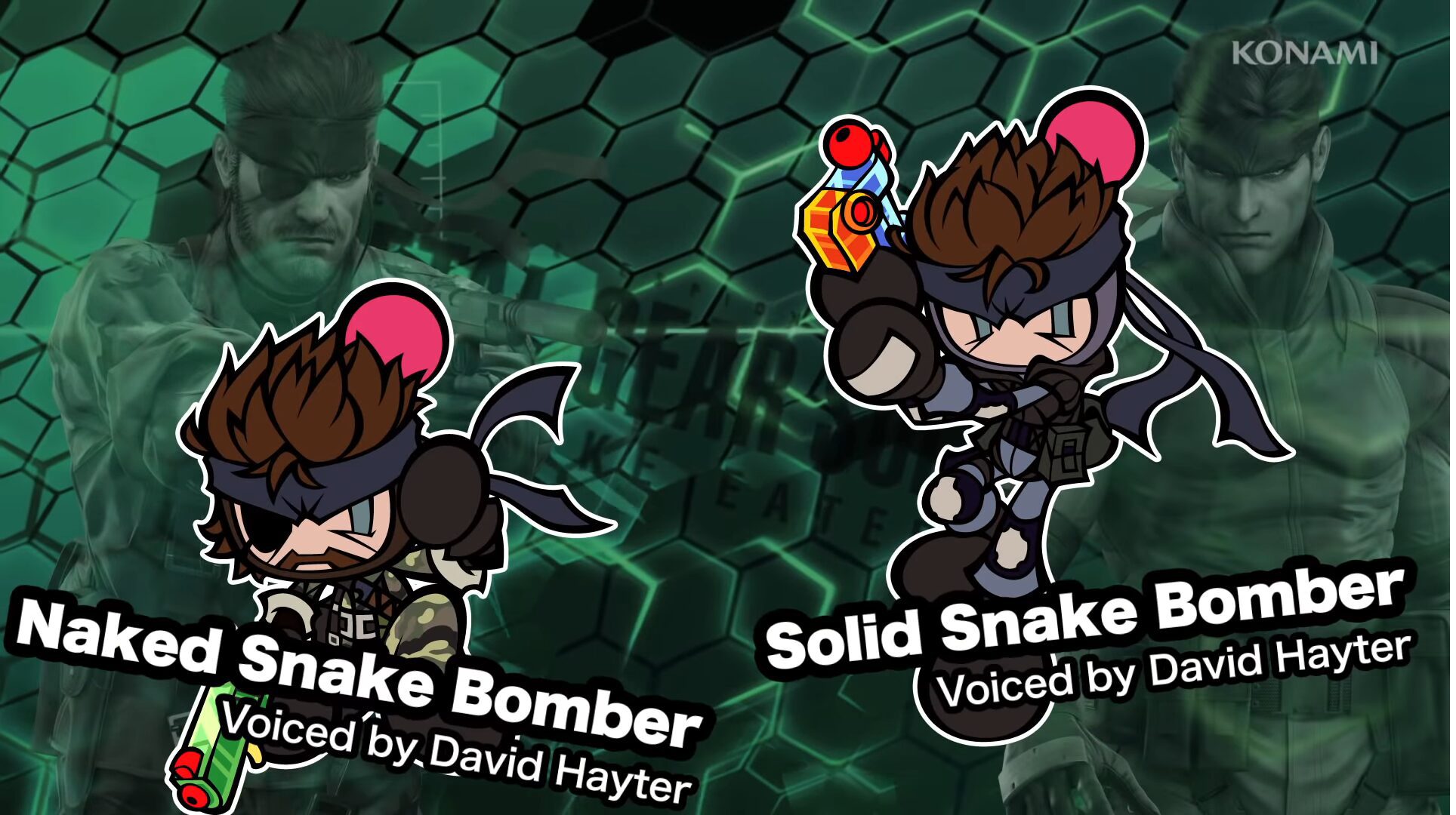 Super Bomberman R Adds Solid Snake, Liquid Snake and Raiden