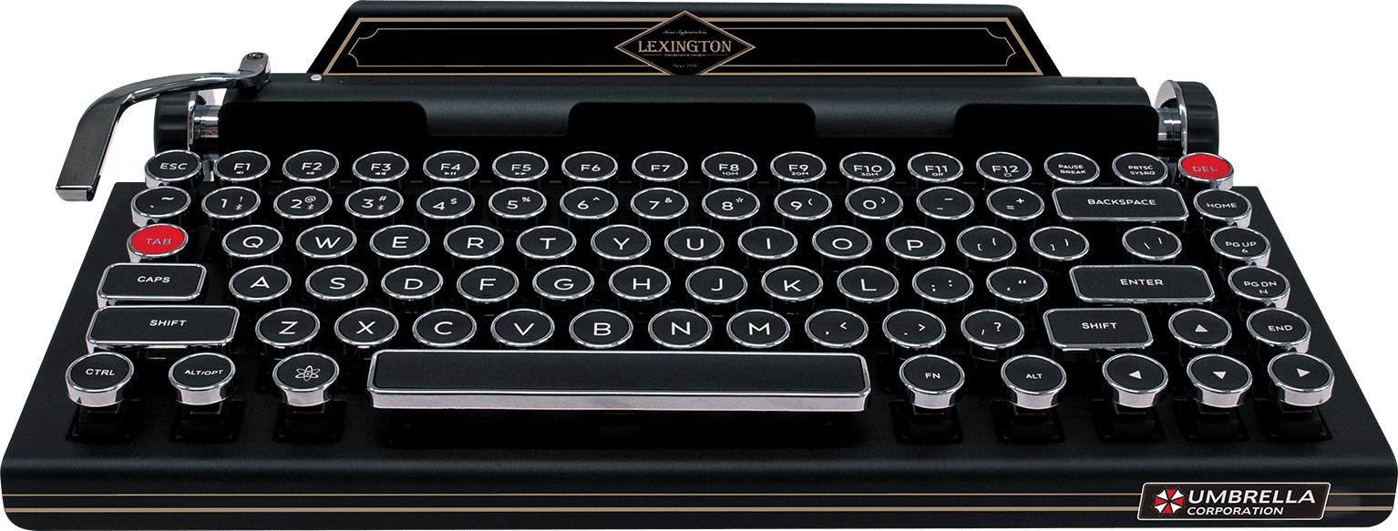 Resident Evil 2 Remake Premium Edition Comes With Typewriter Keyboard