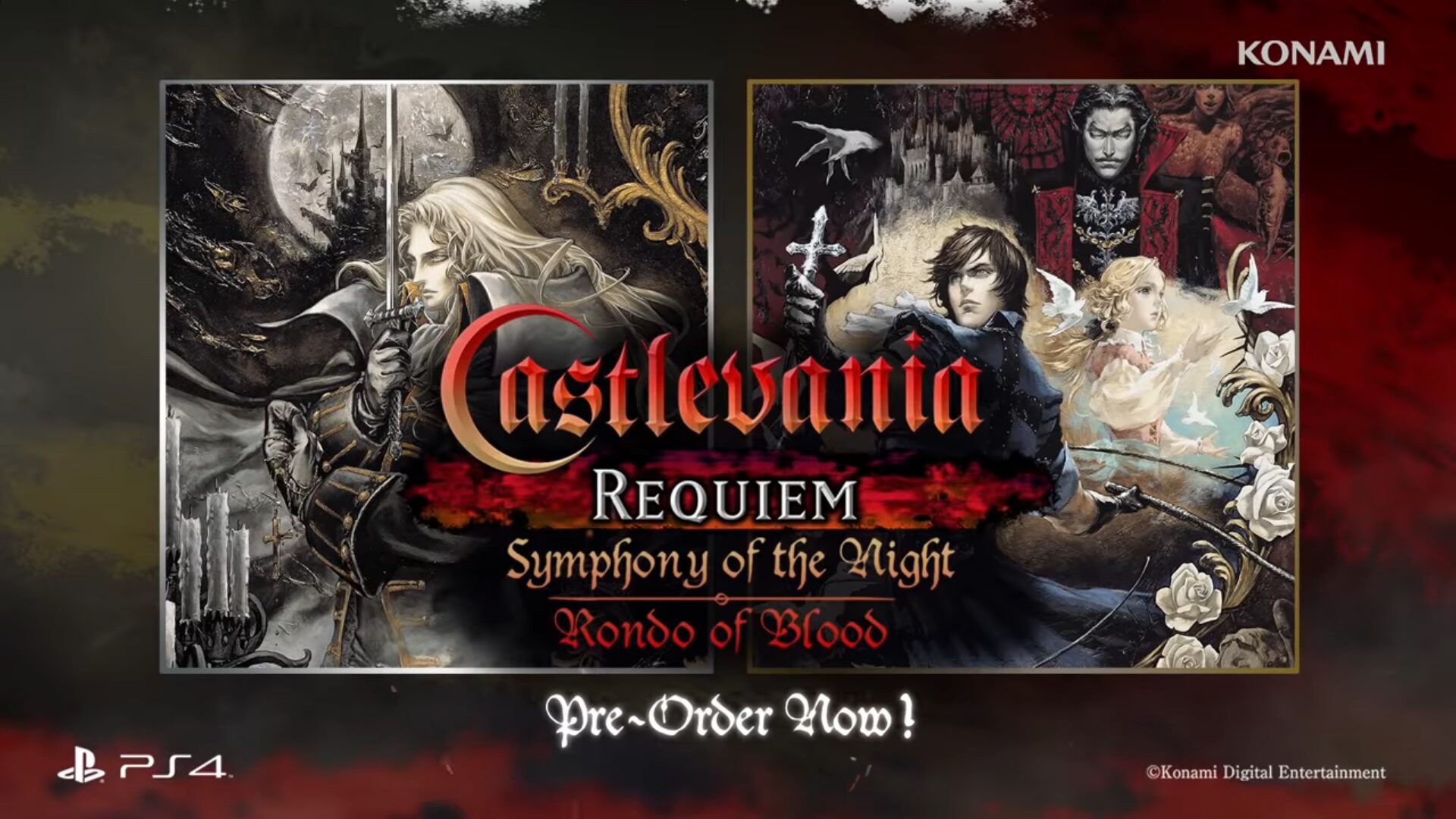 Castlevania Requiem: Symphony of the Night & Rondo of Blood Officially Announced for PS4