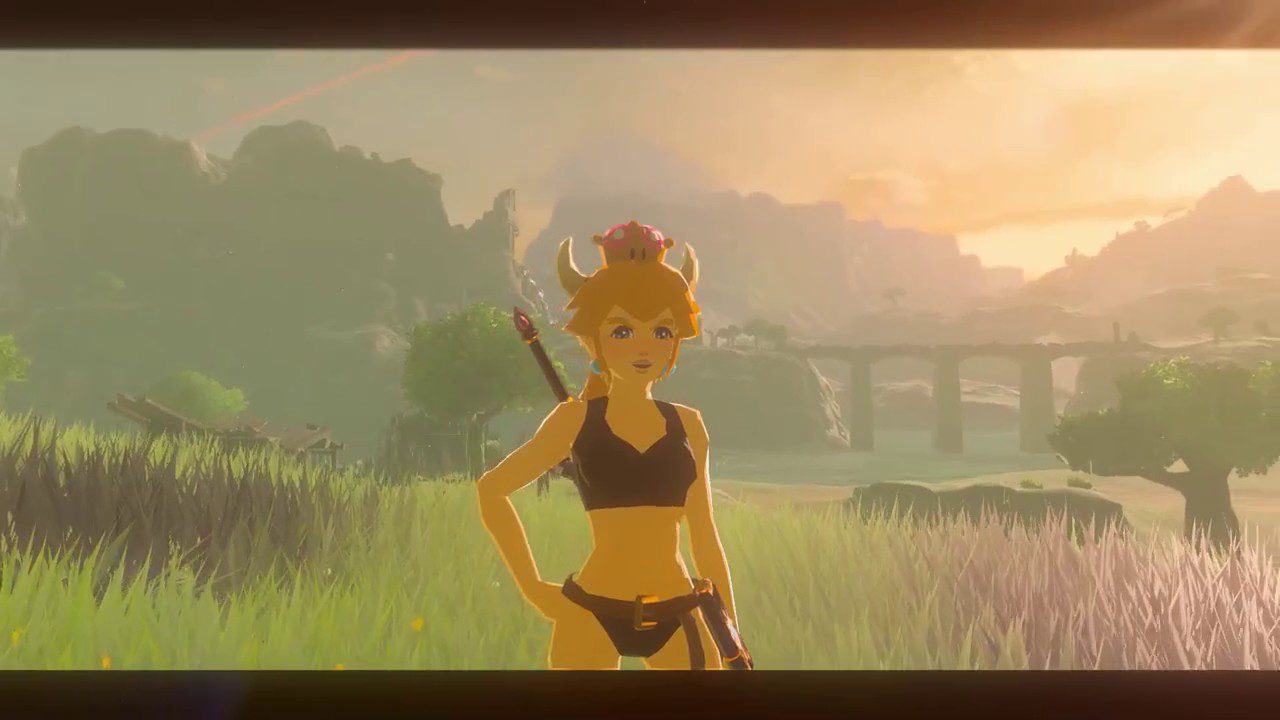 Bowsette Mod Is Now Available For The Legend of Zelda: Breath of the Wild
