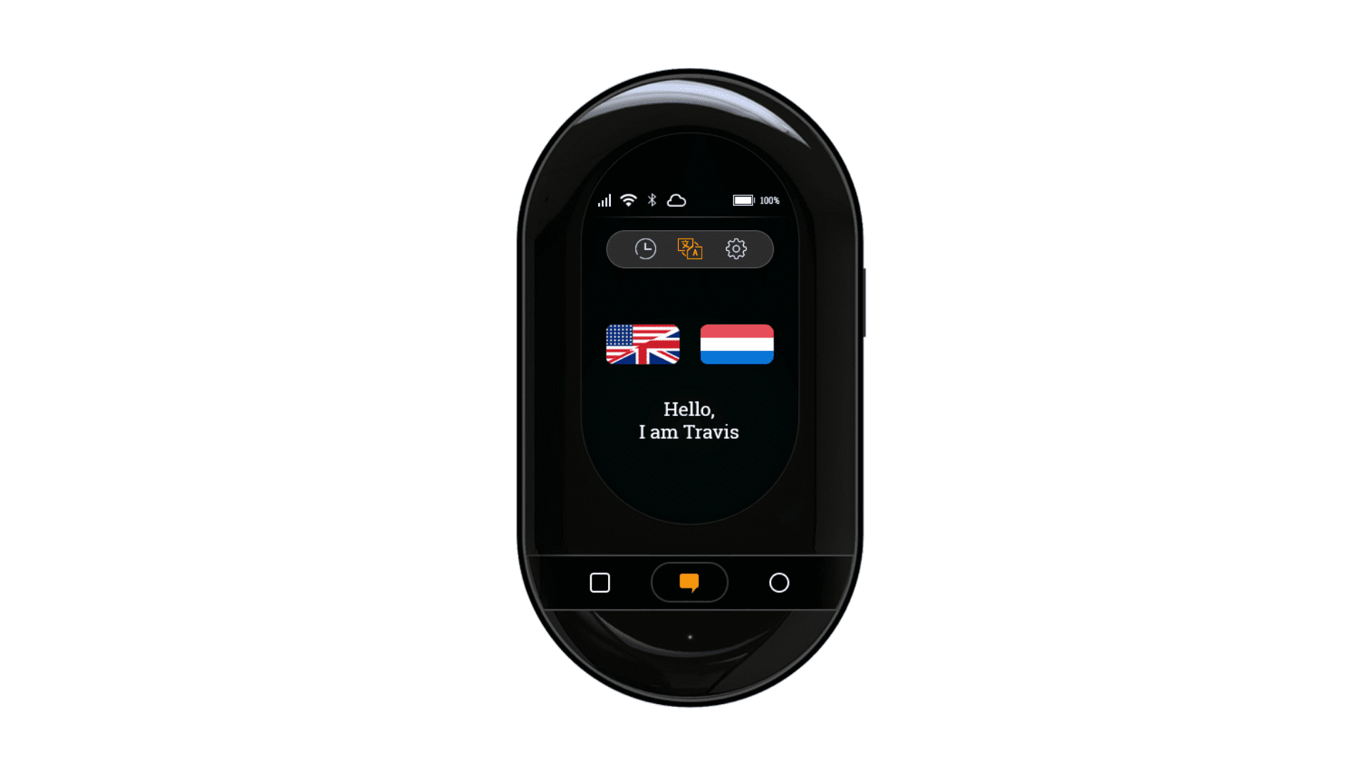 Travis Touch Translator: as close to a universal translator as there is