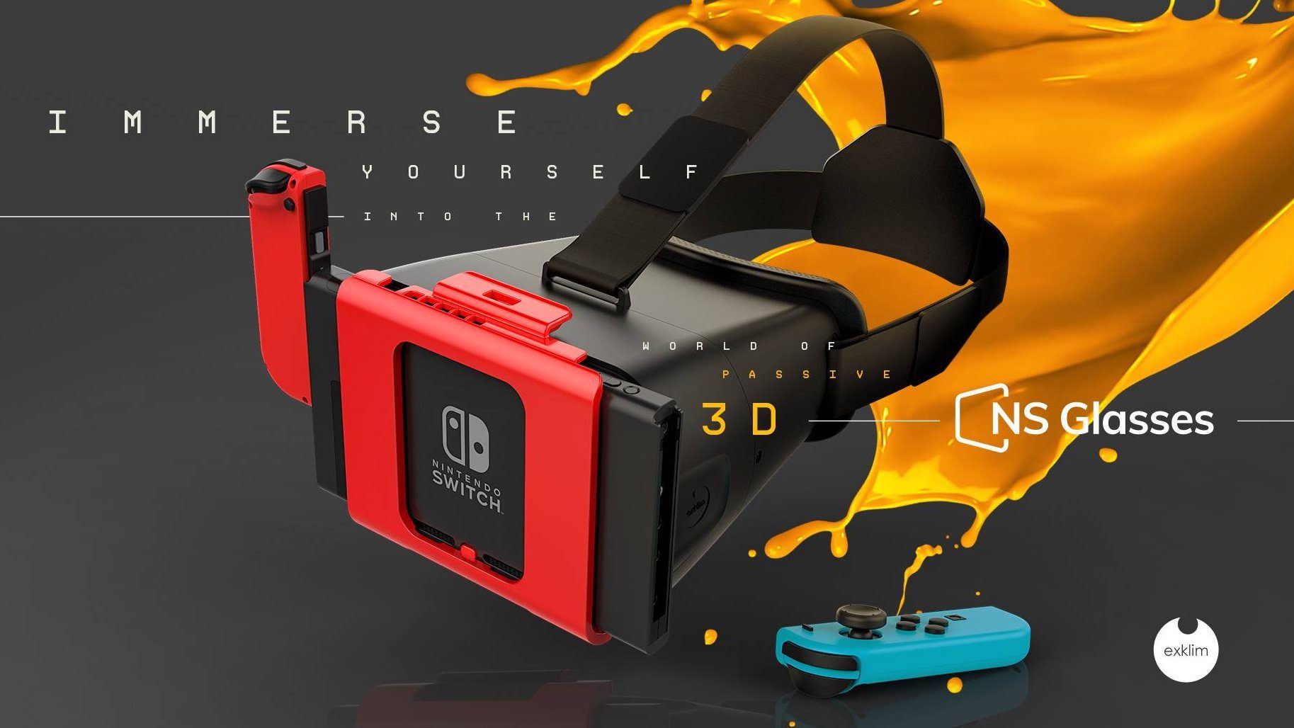 Third Party Headset Mimics VR for Nintendo Switch