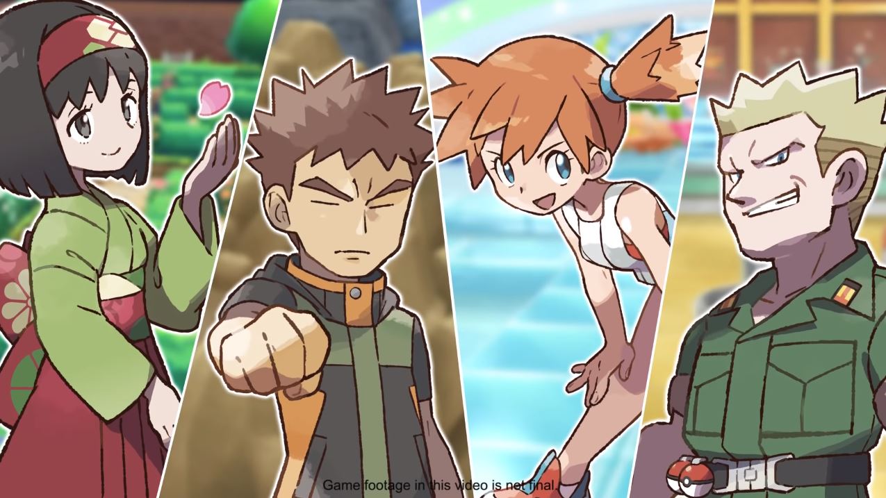 The Elite Four return with slick new looks in Pokémon: Let’s Go, Pikachu! & Eevee!