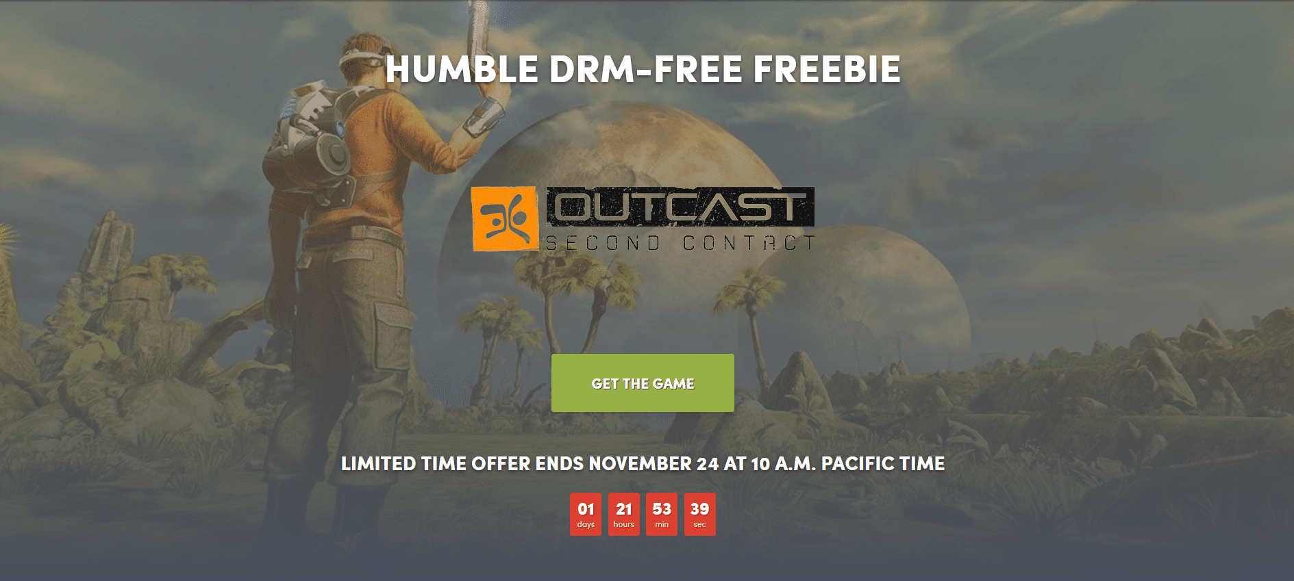 Outcast: Second Contact Is Free On Humble Bundle