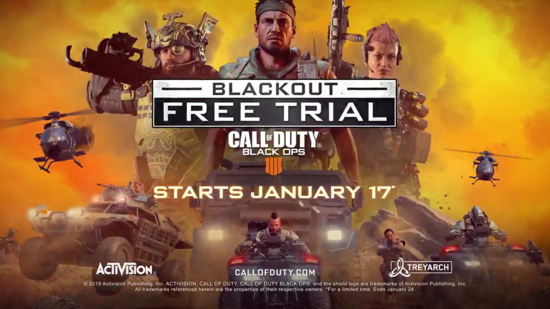 Call of Duty: Black Ops 4 Battle Royale Mode Free For A Week