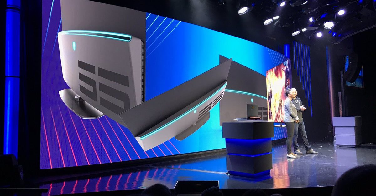CES 2019: Alienware shows off 55-inch 4K gaming monitor