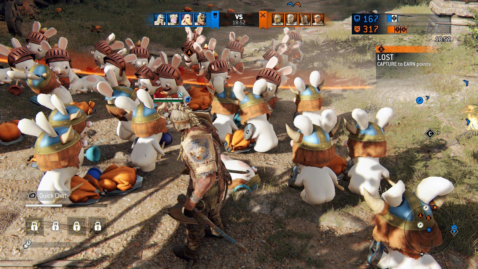 The Rabbids invade For Honor