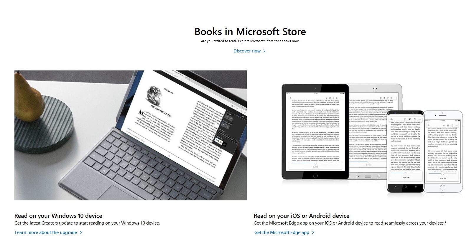 Microsoft Removes Book Section From Microsoft Store