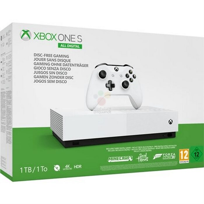 Xbox One S All Digital Edition Drops on May 7