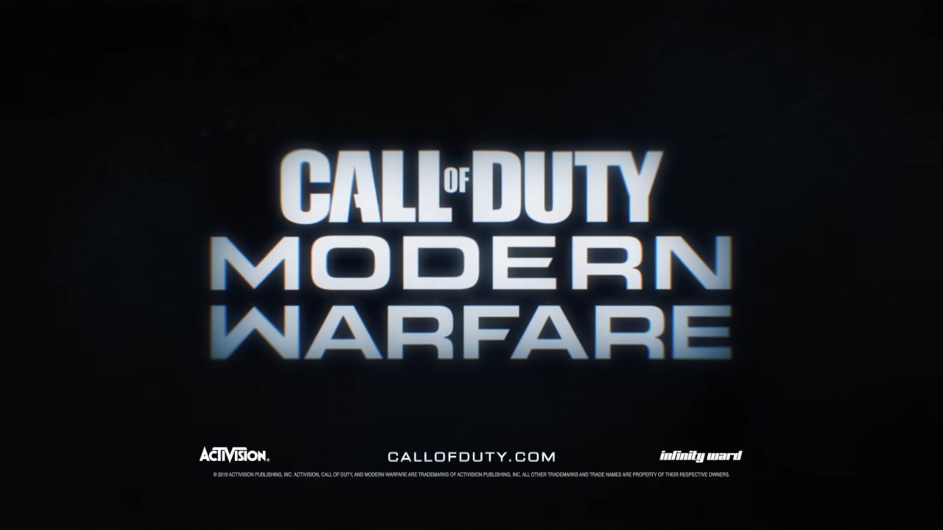 Infinity Ward Reveals Call of Duty: Modern Warfare Reboot