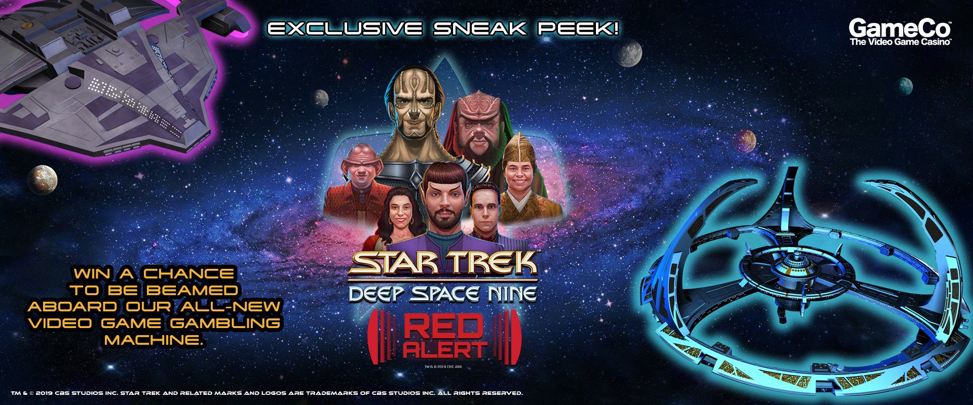 Star Trek: Deep Space Nine Gets Red Alert Gambling Video Game Machine