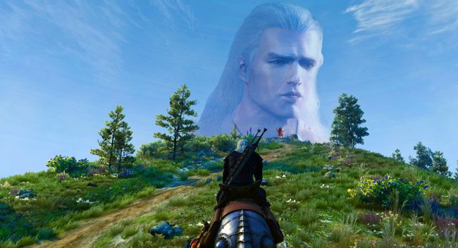 Henry Cavill modded into The Witcher 3