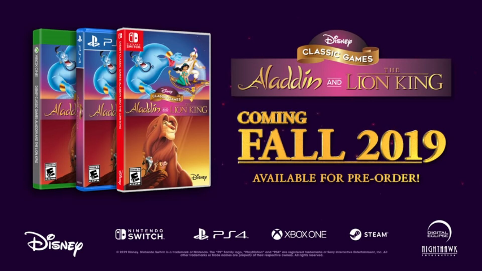 Aladdin And The Lion King Game Collection Hitting All Major Consoles