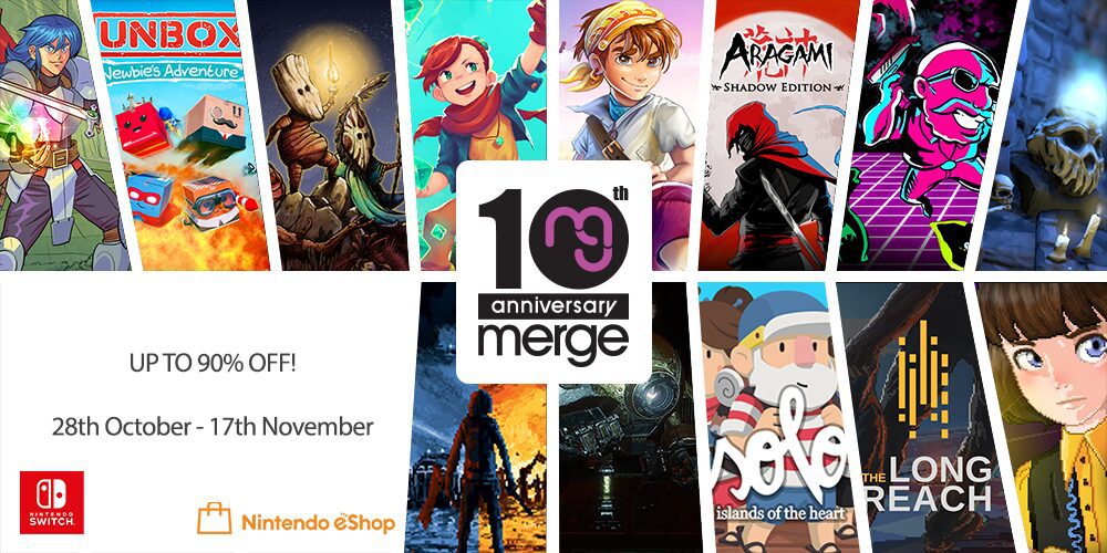 Merge 10th Anniversary Sale comes to the Nintendo eShop