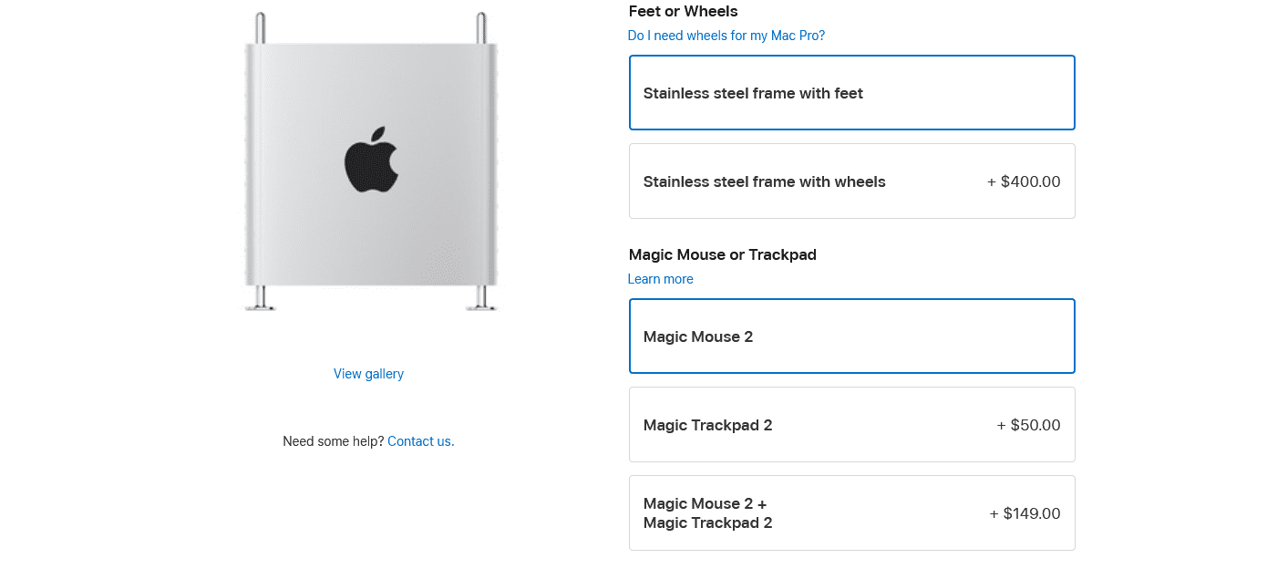 The New Mac Pro Has $400 Wheels