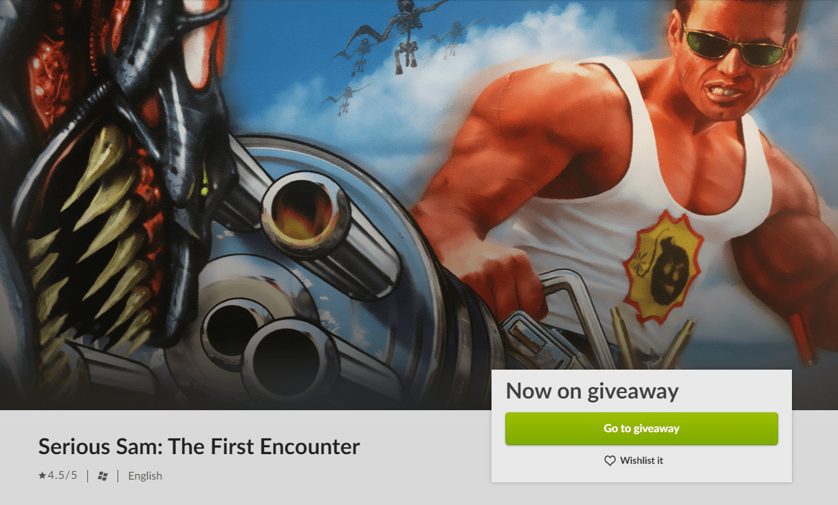 GOG.COM’s Harvest Sale makes Serious Sam: The First Encounter FREE for 48 Hours