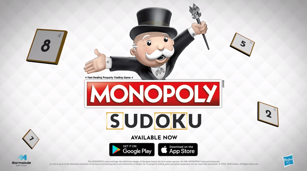 MONOPOLY mixes with Sudoku in, well, MONOPOLY Sudoku!