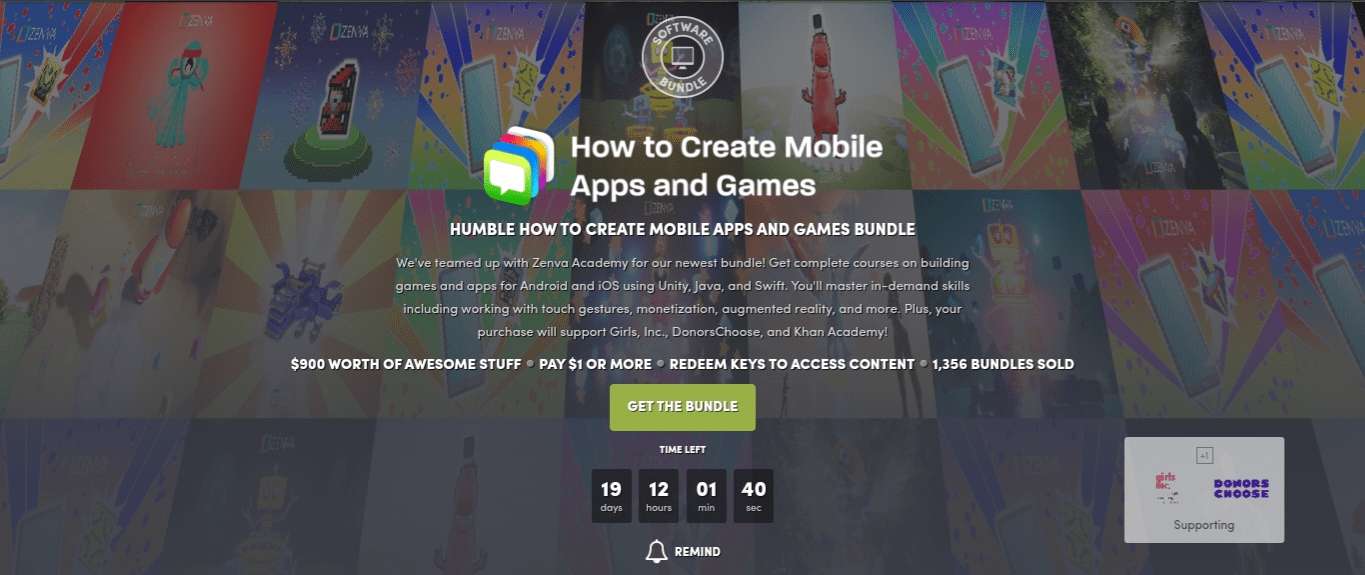 Humble Bundle’s Humble How To Create Mobile Apps And Games Bundle