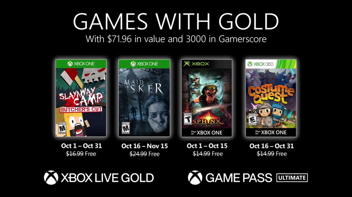Xbox Games With Gold’s Free Offerings This Month Will Get You In The Spooktober Spirit