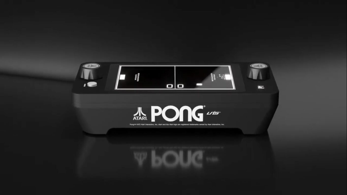 Portable Atari Mini Pong Jr.: Pong On The Go In A Sleek Case