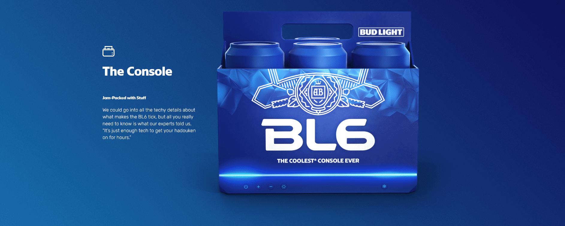 Bud Light Announces A Next-Gen, “Beer Cooled” Console