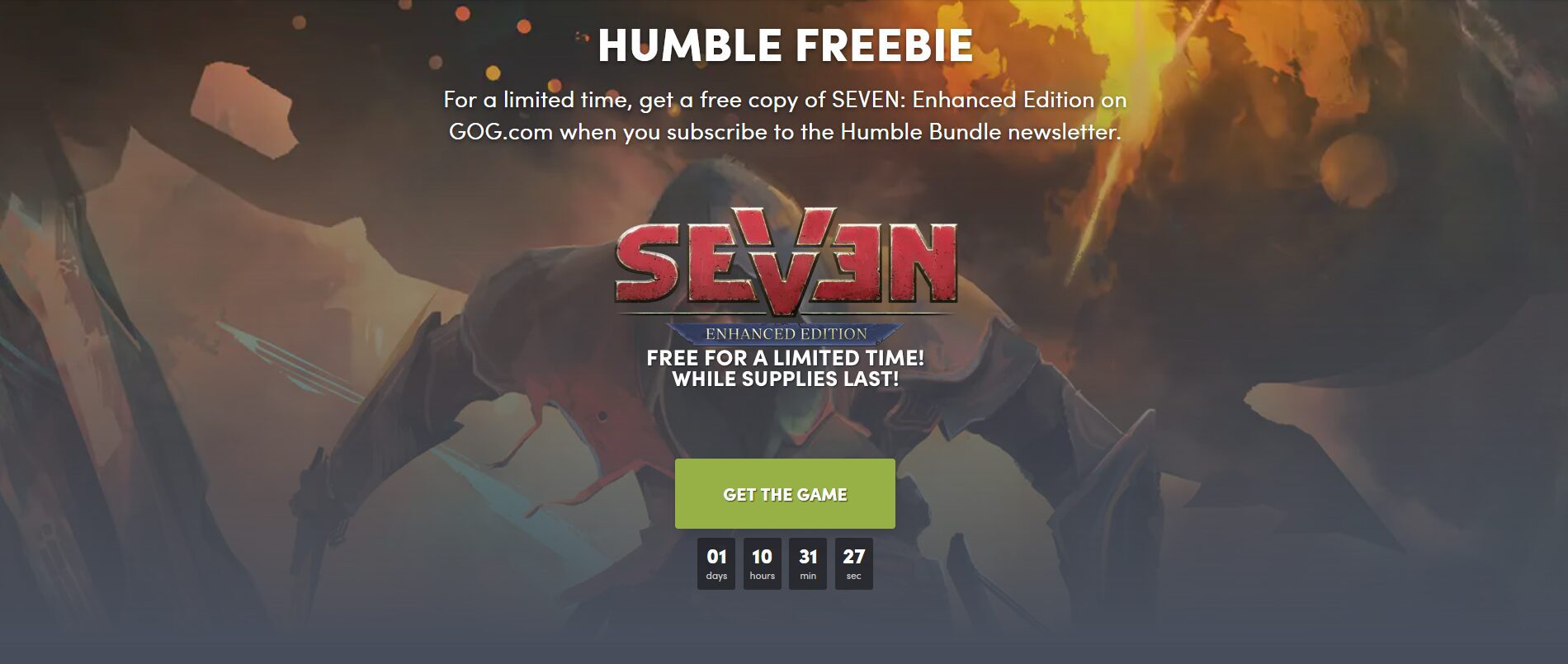 Seven: Enhanced Edition Is Free On Humble Bundle For A Limited Time