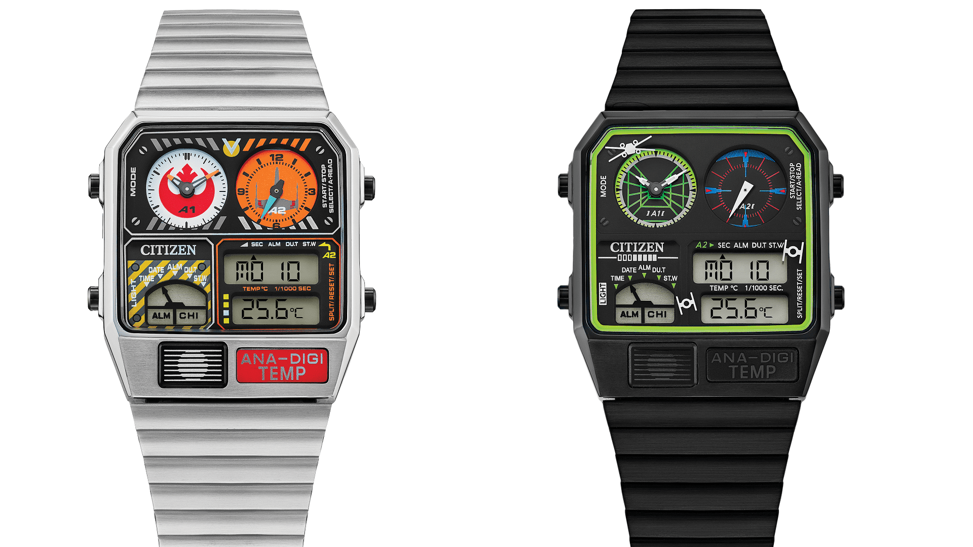 Citizen’s Selling Some Nifty Star Wars X-Wing And Tie Fighter Watches