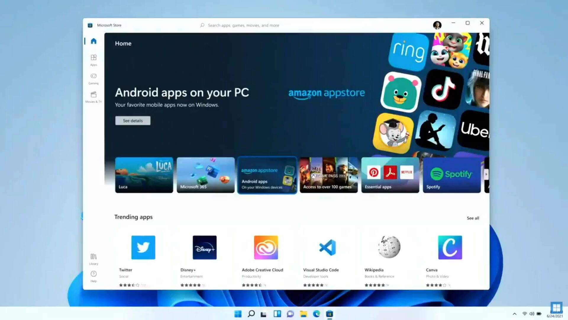 Windows 11 To Have Built-In Android App Functionality
