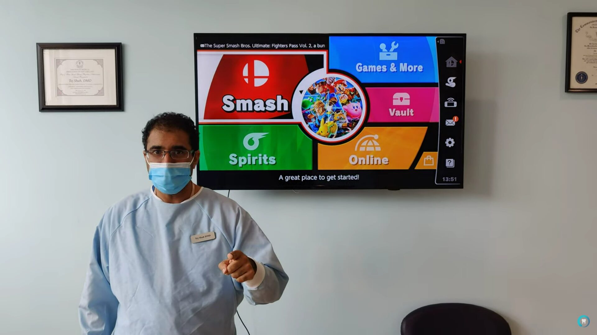 Dentist Offers A Free Dental Cleaning To Anyone That Can Beat Him At Super Smash Bros. Ultimate