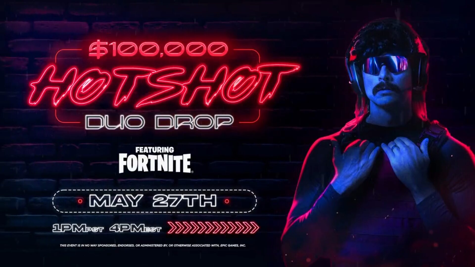 DrDisrespect’s Got Some Unusual Rules For Twitch Streamers In Regards To His Fortnite Tournament