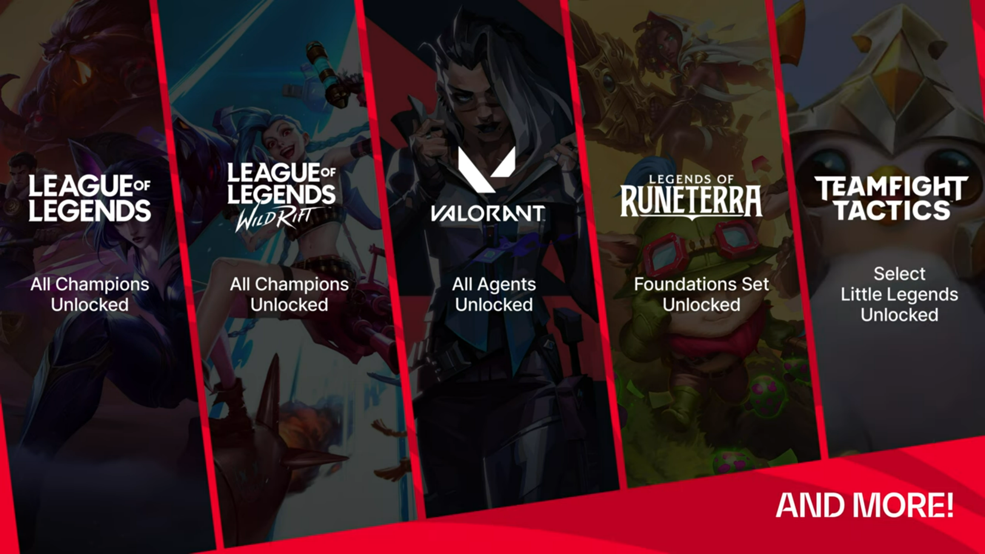 Riot: All League of Legends Champions And Valorant Agents Will Be Part Of Game Pass