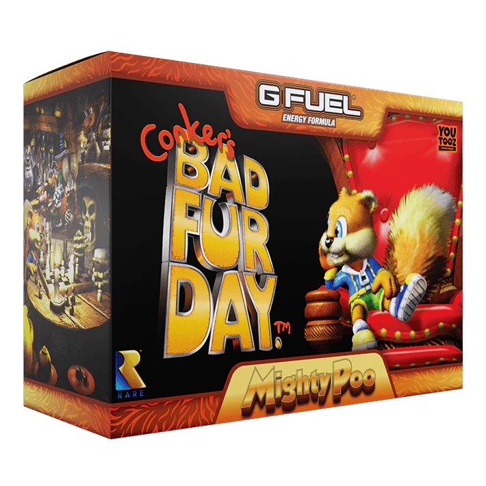 Rare Licenses Conker Brand Out To G-Fuel, Once Again Pissing Off Fans That It’s Not A New Game