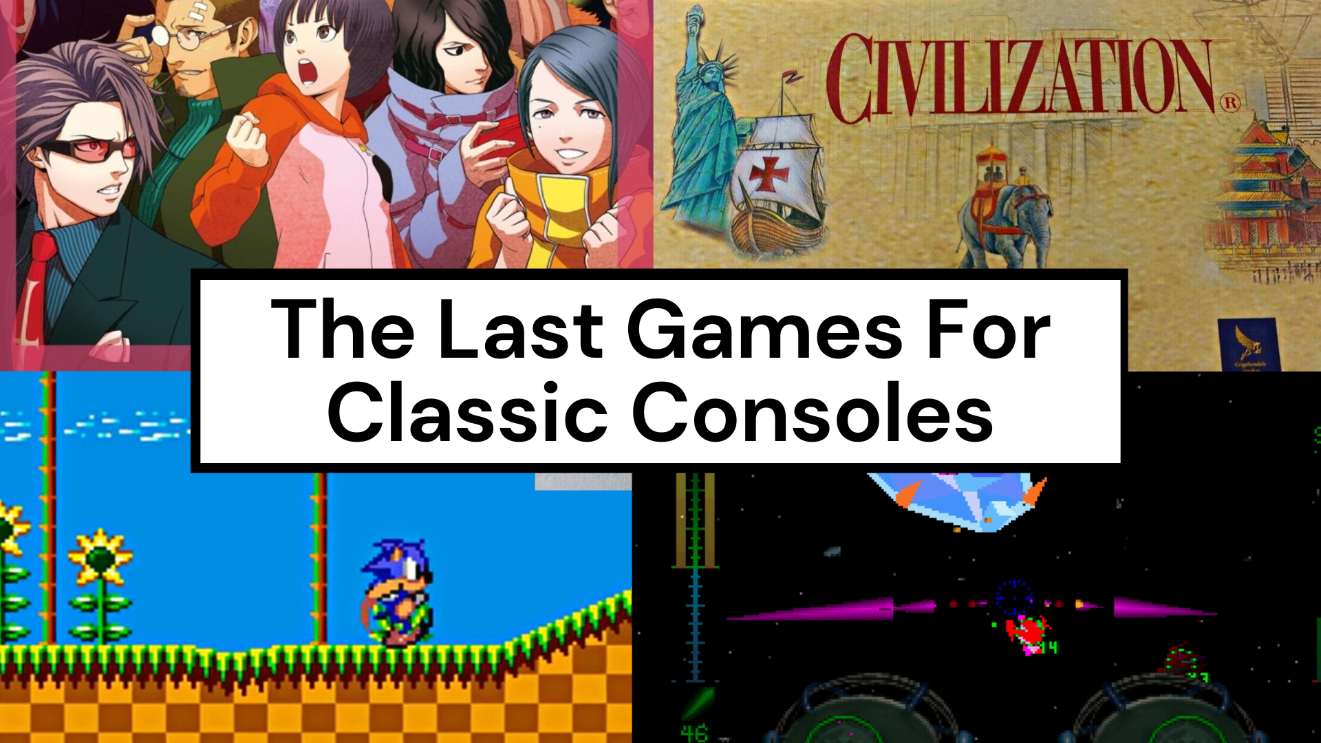 Last Games Released For Classic Consoles