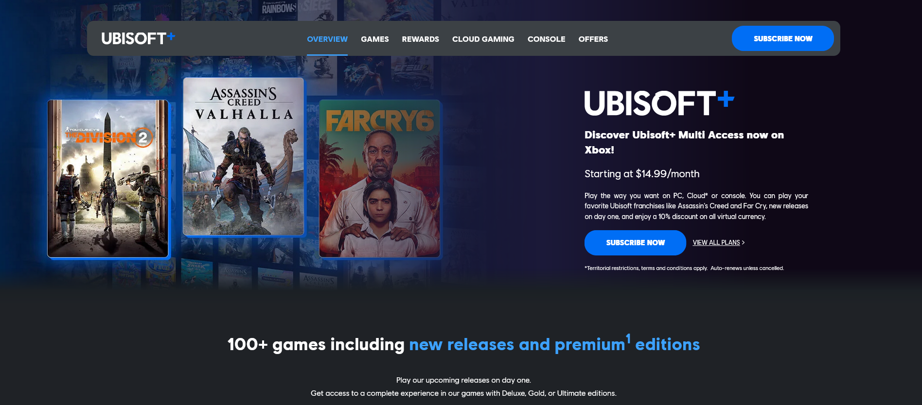 Ubisoft+ Launches To Puzzlement From Userbase