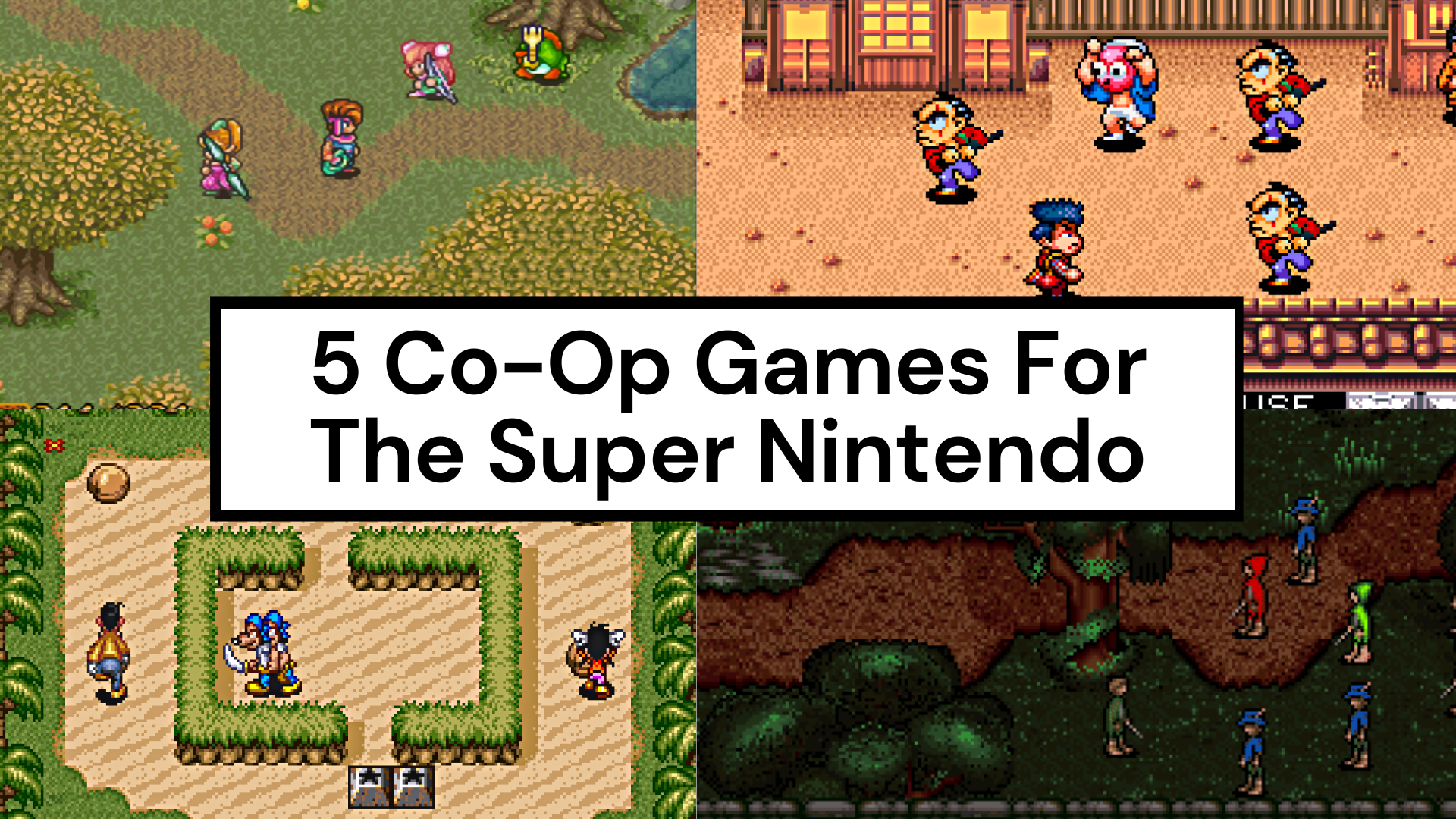 5 Co-Op Super Nintendo Games To Play With Friends